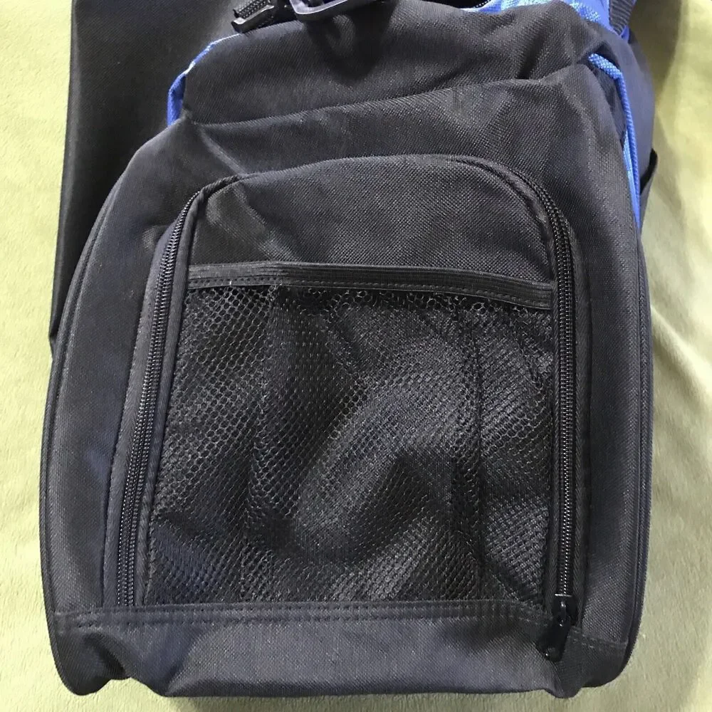 Marvel SHIELD Duffel Bag Blue Black Avengers Agent Logo Gym Travel‎